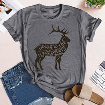 Going To The Woods Hiking T-shirt