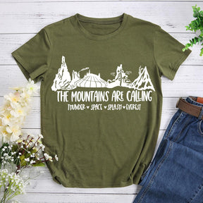 Mountains Are Calling Hiking T-shirt