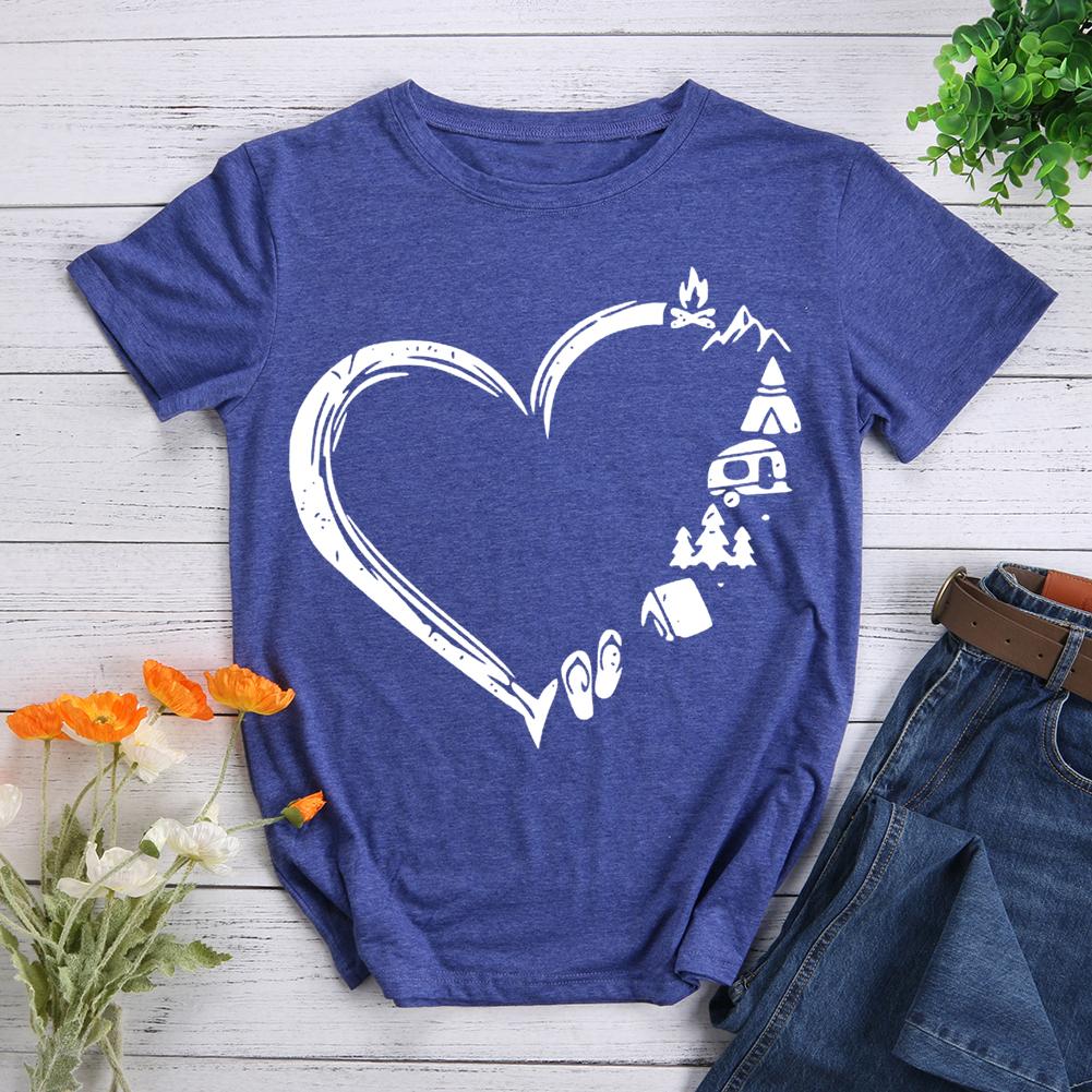 Camping Heart T-shirt