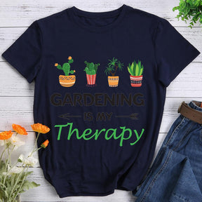 Gardening Is My Therapy Hiking T-shirt