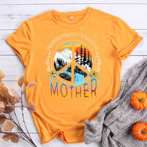 Respect Your Mother Hiking T-shirt