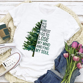 And Into The Forest hiking T-shirt