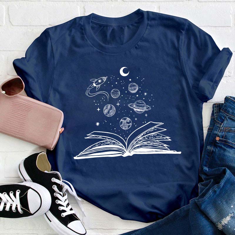 T-shirt Livres et espace