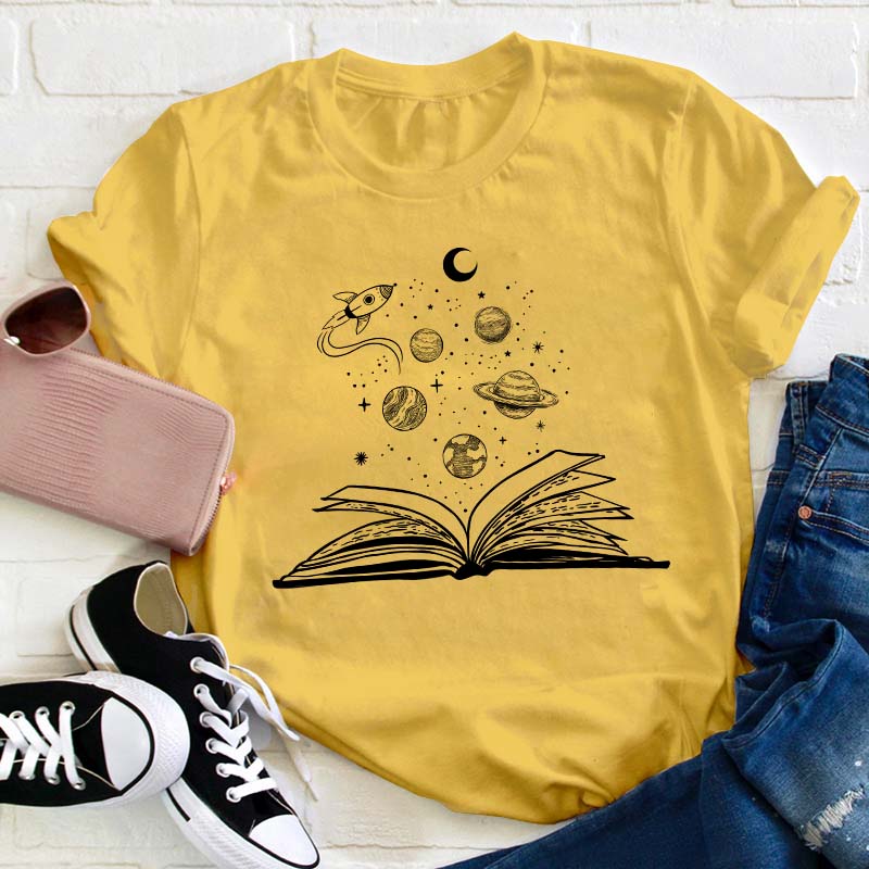 T-shirt Livres et espace