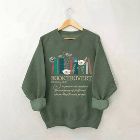 Booktrovert Book Lovers Sweatshirt