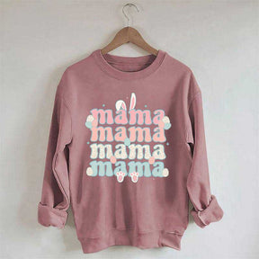 Sweat-shirt imprimé maman de Pâques