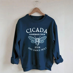 Funny Cicada Concert Nature Lover Sweatshirt