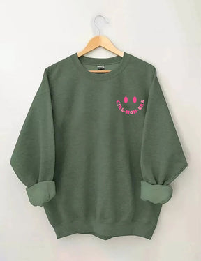 In My Girl Mom Era Sweat-shirt mignon à col rond