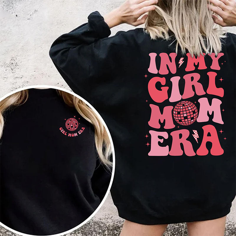 In My Girl Mom Era Sweatshirt mit Rundhalsausschnitt