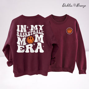 In My Basketball Mom Era Sport Mom Crewneck Sweatshirt