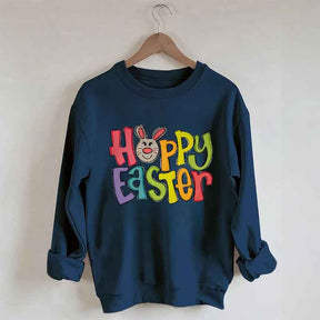 Easter Bunny Funny Print Crewneck Sweatshirt