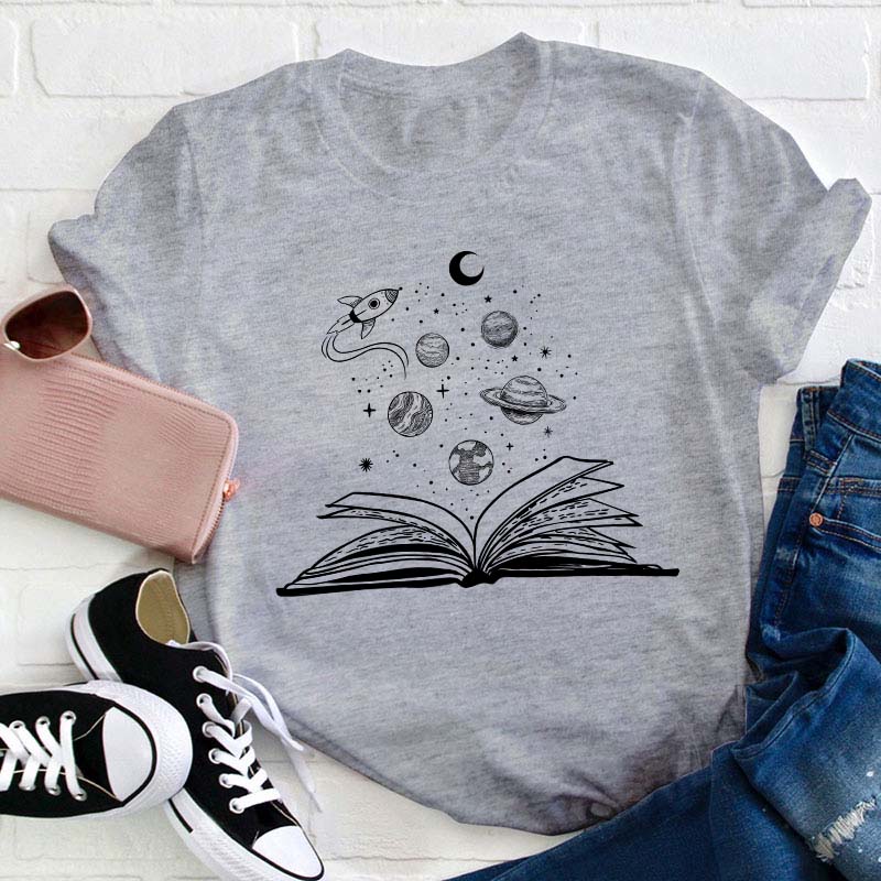 T-shirt Livres et espace