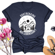 Dog Trekking Hiking With Dog T-shirt