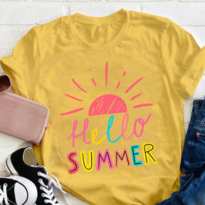 Hello Summer Teacher T-shirt