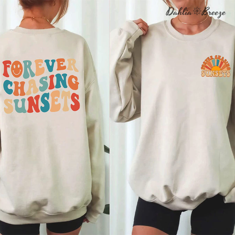 Forever Chasing Sunsets Crewneck Sweatshirt