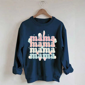 Easter Mama Print Sweatshirt