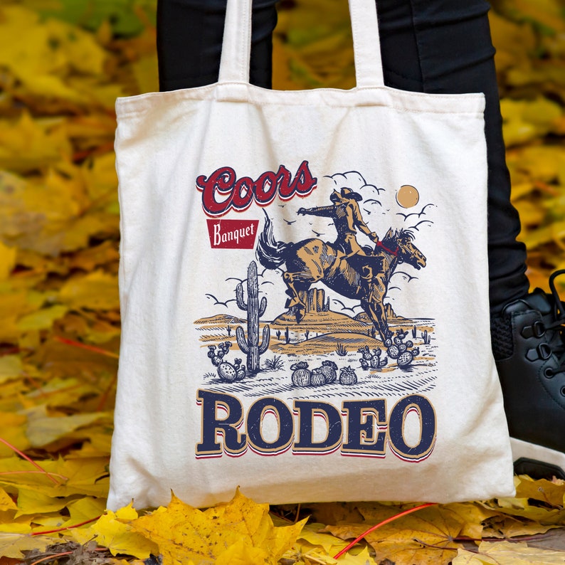 Coors Banquet Rodeo Tote Bag