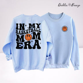 In My Basketball Mom Era Sport Mom Crewneck Sweatshirt