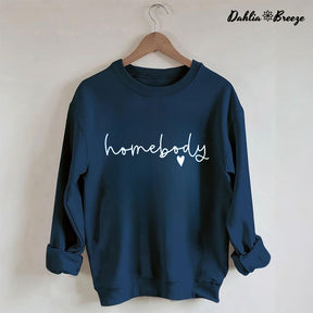 Homebody Trendy Letter Print Sweatshirt