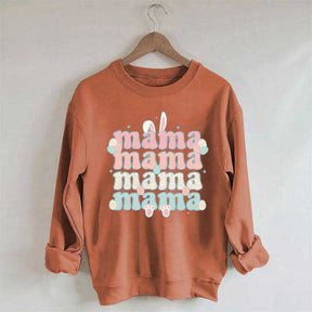 Sweat-shirt imprimé maman de Pâques