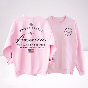 The Land of the Free The Home of the Brave Crewneck Sweatshirt