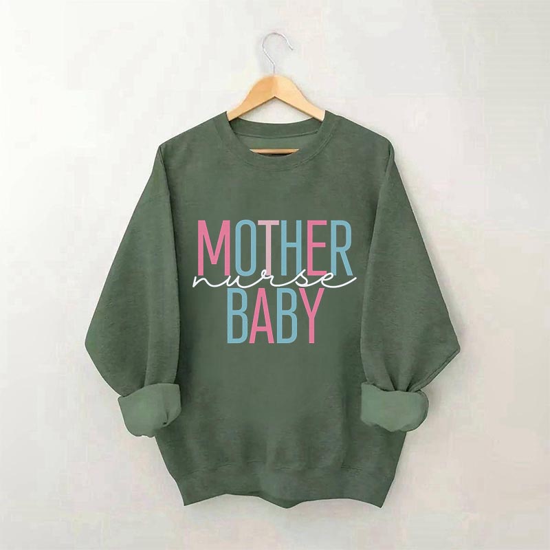 Sweat-shirt mère bébé infirmière