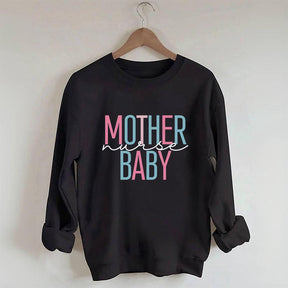 Sweat-shirt mère bébé infirmière