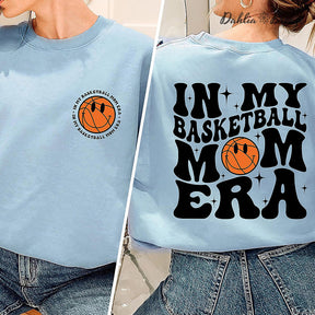 In My Basketball Mom Era Sport Mom Crewneck Sweatshirt