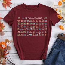 Parks Maps Hiking T-shirt