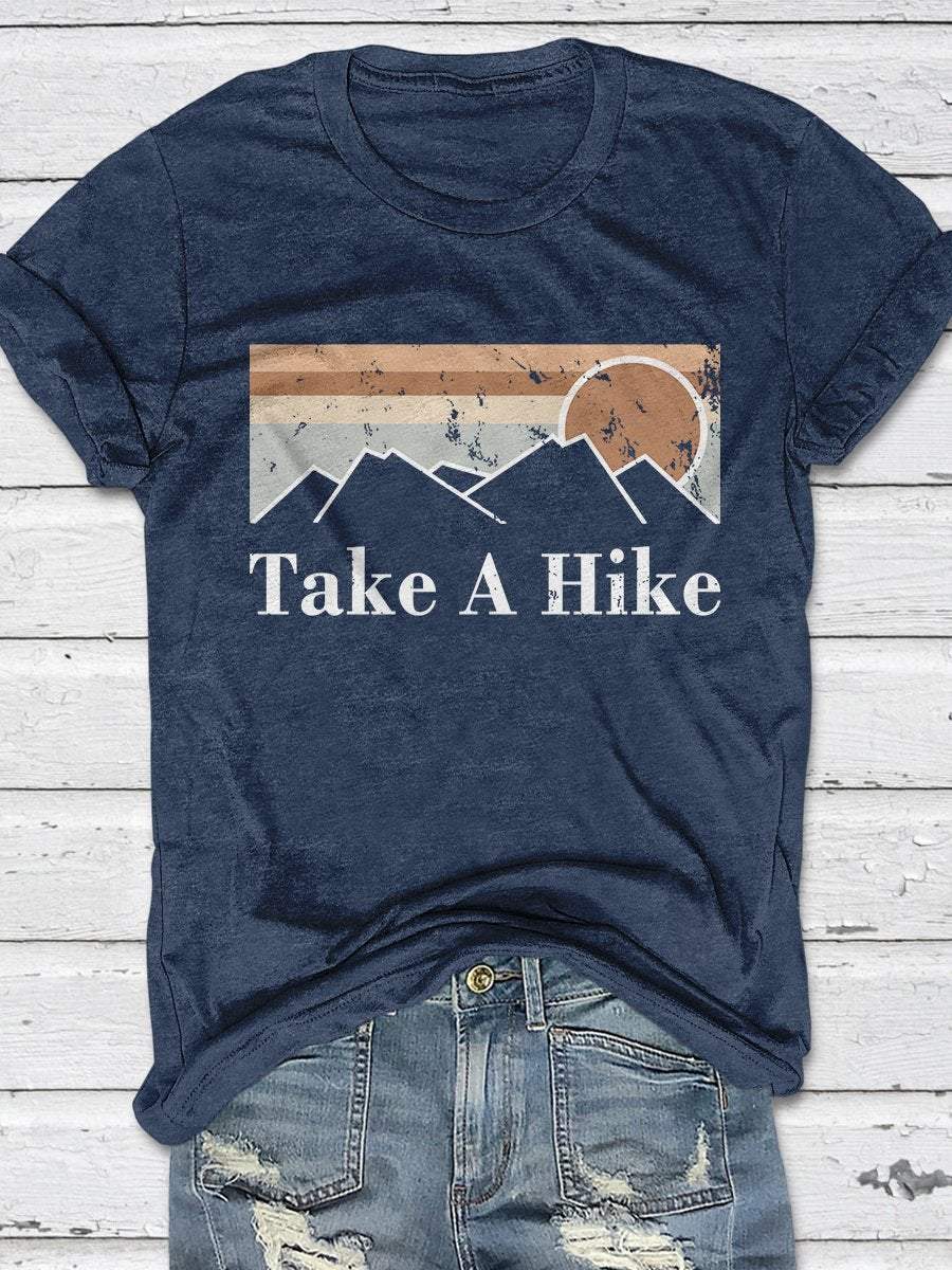 T-shirt à manches courtes imprimé Take A Hike