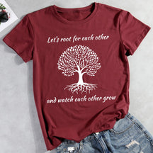 Let's Roots For Each Other Hiking T-shirt