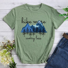 Hike More Worry Less Hiking T-shirt