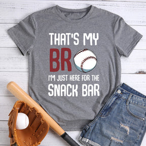 That's My Bro Baseball T-shirt