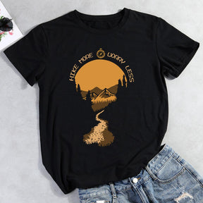 Hike More Worry Less Hiking T-shirt