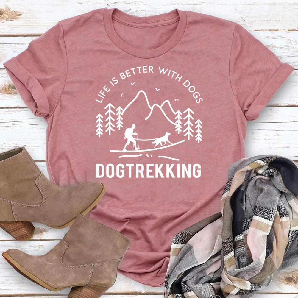 Dog Trekking Hiking T-shirt