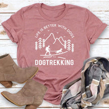 Dog Trekking Hiking T-shirt