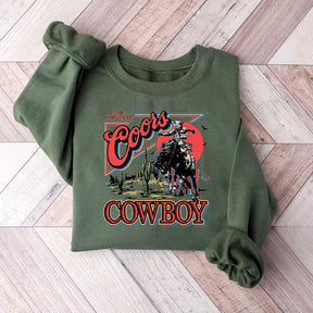 Coors Western Cowboy Sweatshirt