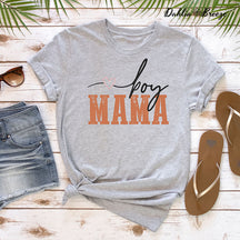 Retro Boy Mama T-shirt