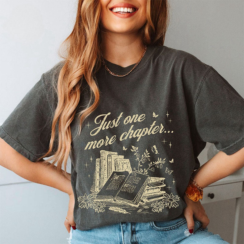 T-shirt livresque Just One More Chapter