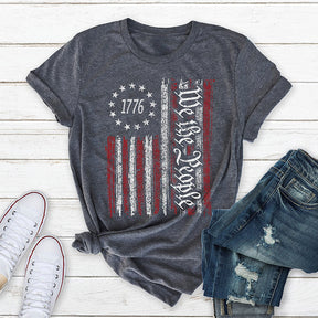 We The People America Flag T-shirt