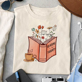 Reading Is My Therapy T-shirt