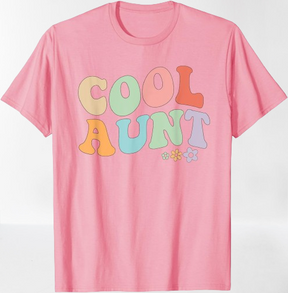 Cool Aunt Vintage Floral T-shirt