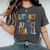 Literacy and Justice for All T-shirt