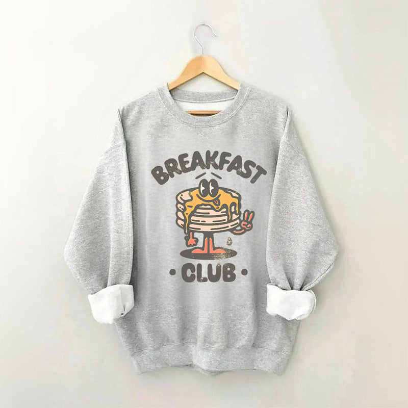 Sweat-shirt rétro esthétique Breakfast Club