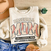 Sweat-shirt de maman de baseball fort et fier