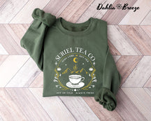 Suriel Tea Co Reading Book Lover Sweatshirt