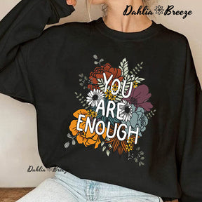 Sweat-shirt Vous êtes assez de pensées positives