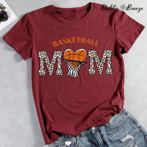 T-shirt Maman Basketball Léopard