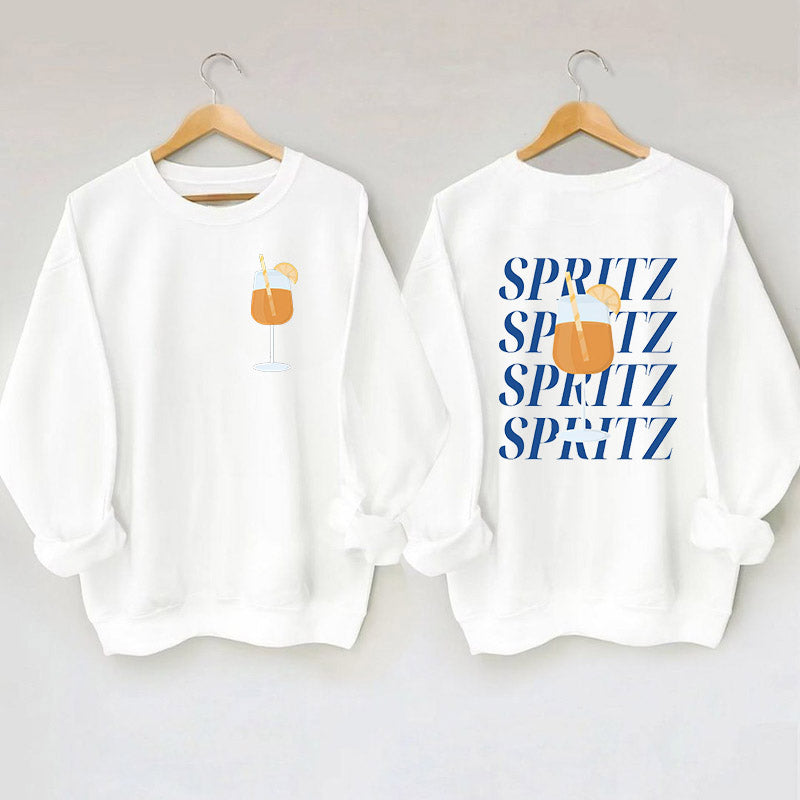Spritz Letter Print Sweatshirt