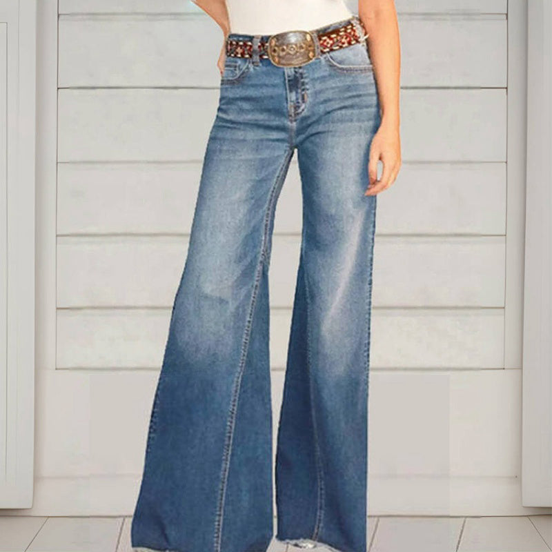 Vintage High Waist Flared Jeans